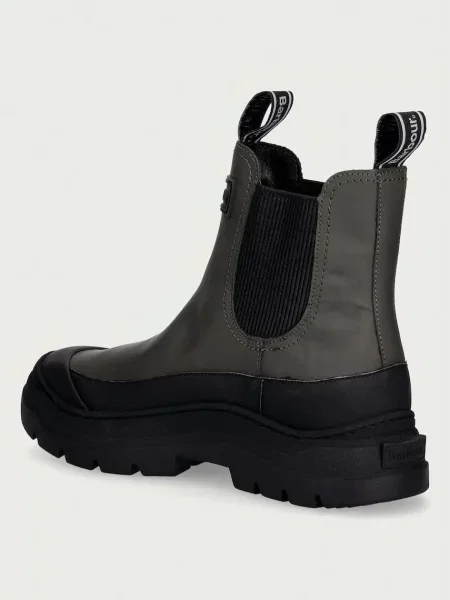 Кожаные сапоги Barbour на платформе