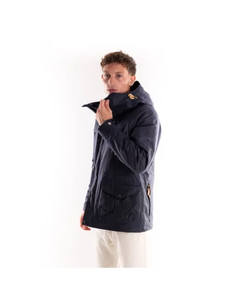 Parka Manifattura Ceccarelli niebieska
