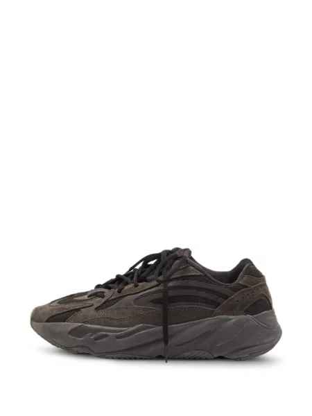Sneakerși Adidas Yeezy cu șireturi din dantelă negru