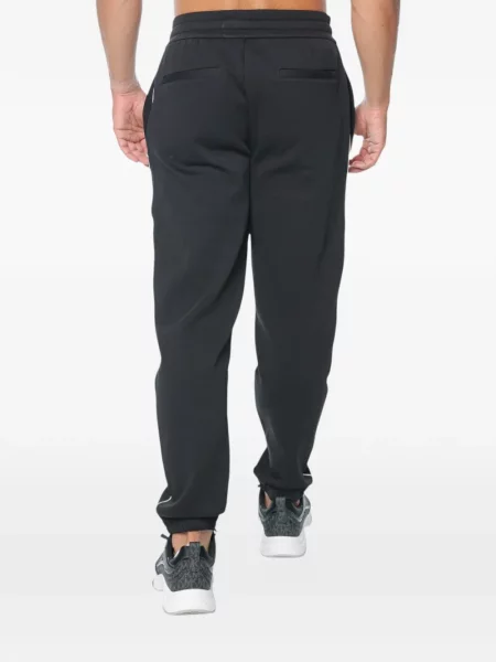 Pantaloni Armani Exchange alergare cu cordon negru