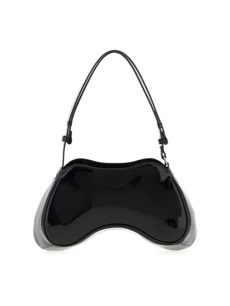 Torebka skórzana Diesel skórzana czarna