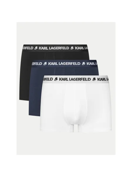Karl Lagerfeld Boxeralsók tengerészkék / fekete piszkosfehér fehér