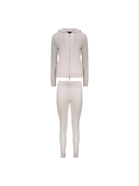 Bluza z kapturem Moorer z kapturem beżowa