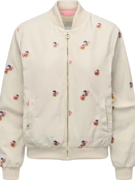 Ragwear Geacă de primăvară-toamnă Lunara ecru / bleumarin roz