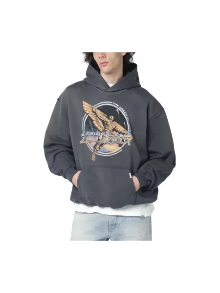 Bluza z kapturem Represent szara