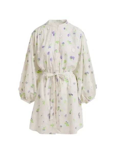 Rochie mini Essentiel Antwerp cu model floral de costum mini