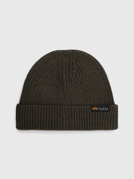 ALPHA INDUSTRIES Căciulă kaki verde