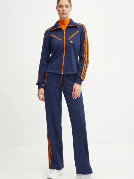 Pulover adidas Originals Montreal Tracktop mornarsko modra