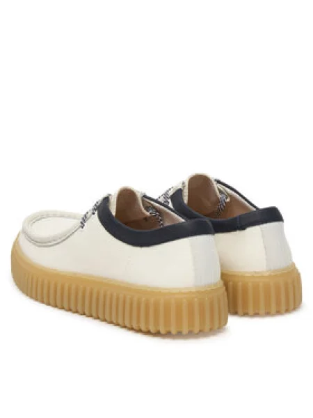 Cipele Clarks Torhill Lo bijela