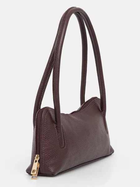 Шкіряна сумочка Answear.LAB бордовий