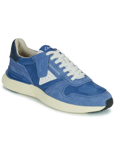 Čipkované tenisky Clarks modrá