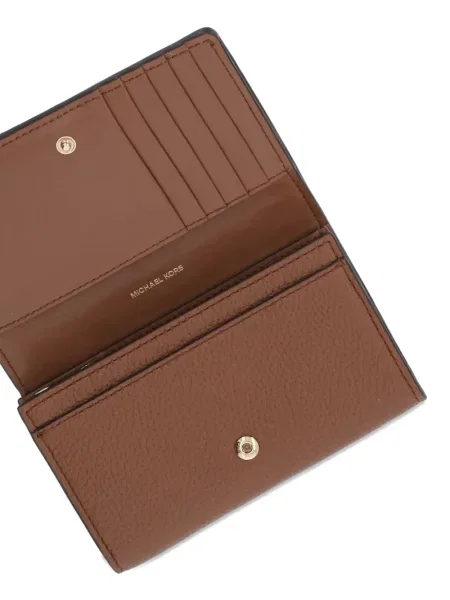 Portofel Michael Michael Kors cu broderie plisat negru