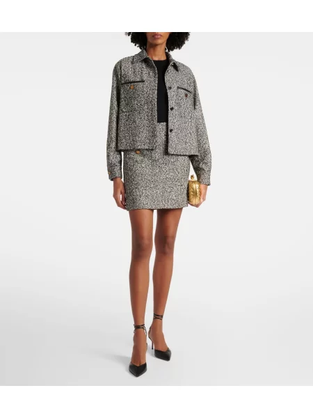 Geacă Max Mara de lână negru