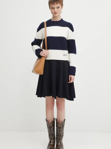 A.P.C. gyapjú pulóver pull penny