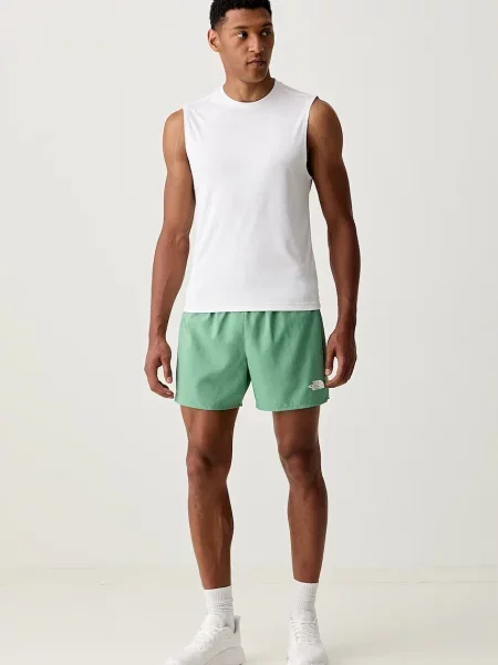 The North Face športne kratke hlače LIGHTBRIGHT zelena
