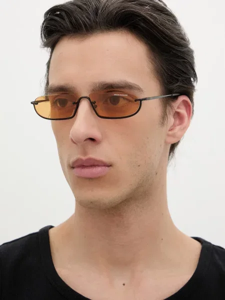 Armani Exchange okulary przeciwsłoneczne czarne