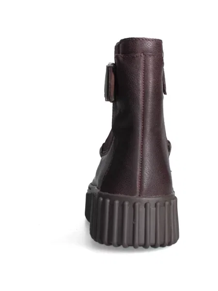 Pantofi Clarks cu cataramă maro
