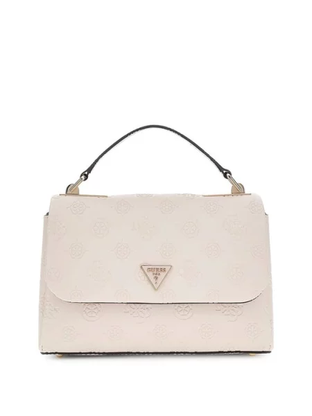 Τσάντα Guess Tisha μπεζ