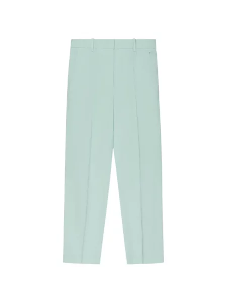 Pantaloni Slowear din poplin verde
