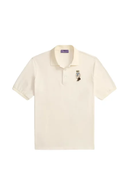 Tricou polo Ralph Lauren Purple Label violet