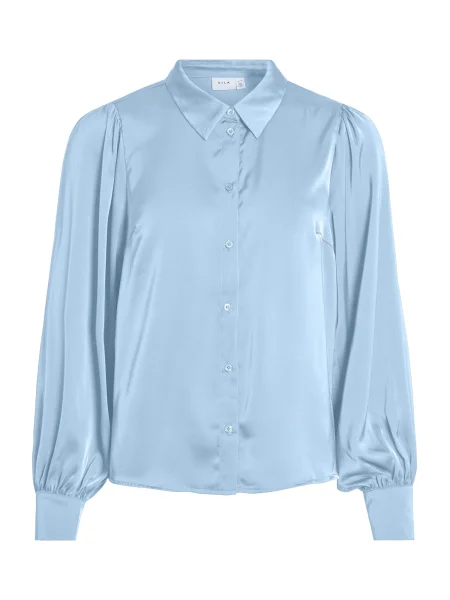 VILA Bluză VIENNA RAVENNA deschis albastru