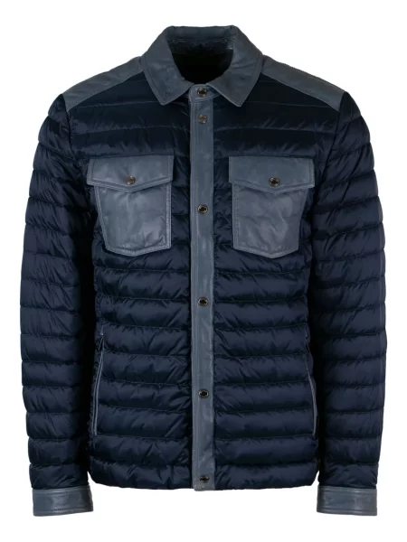 Geacă cu puf Moorer albastru