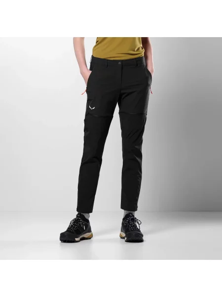 Spodnie Trekkingowe 2 w 1 Salewa Puez Talvena Dst czarne