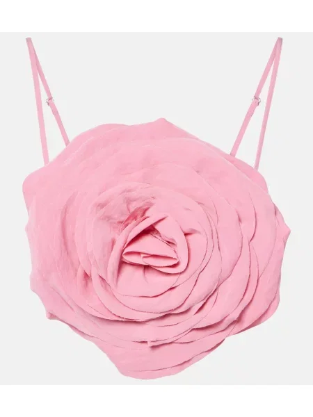 Cropp top Blumarine cu model floral roz