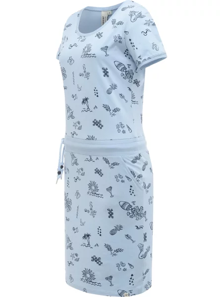 Ragwear Ljetna haljina Baomi Summer svijetloplava crna