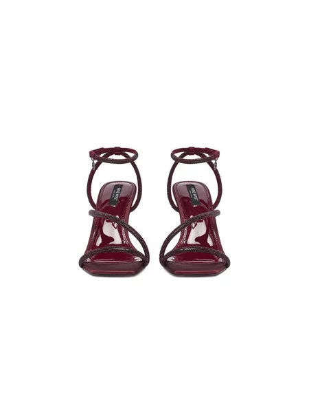 Nine West Sandali Bordo rdeča