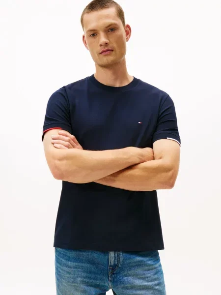 Tommy Hilfiger Koszulka Mężczyźni jednolity M czarny