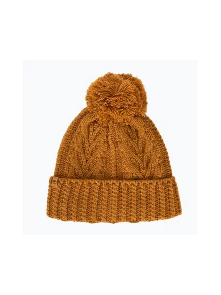 Зимова шапка Timberland Cable Premium Pom Beanie пшениця
