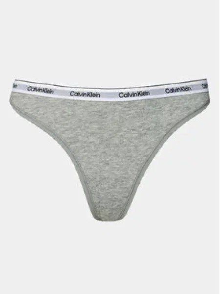 Calvin Klein Underwear Kalhotky string šedá