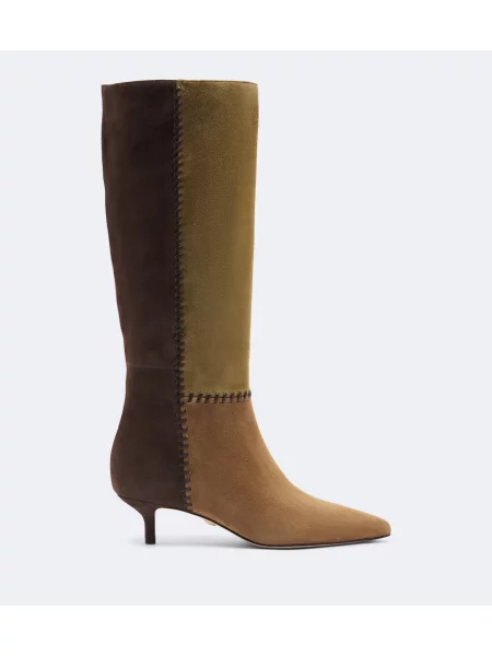 Cizme Veronica Beard din piele de căprioară