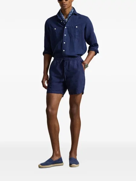 Șosete Polo Ralph Lauren cu broderie în carouri de flanelă verde