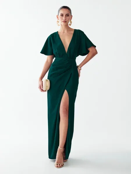 BWLDR Rochie de seară Jessi închis verde