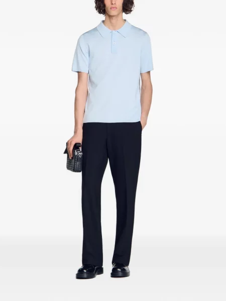 Scurt tricou polo Sandro albastru