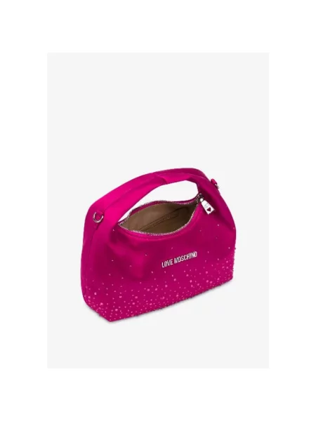 Torebka hobo Love Moschino różowa