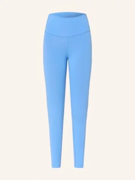 Lululemon Legginsy Wunder Train Hr blau niebieskie