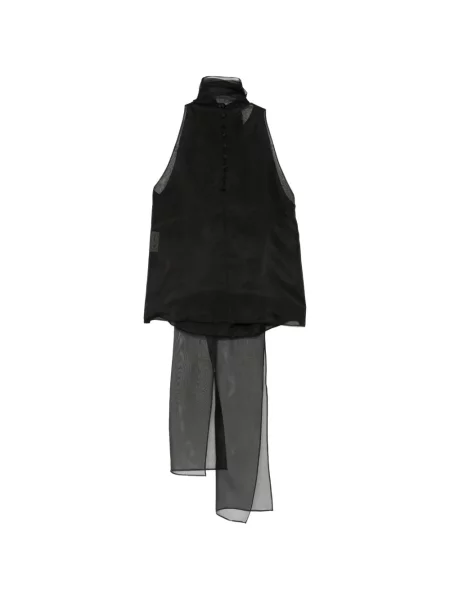Top Isabel Sanchis cu gât halter negru