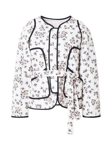 Munthe Geacă de primăvară-toamnă SAIKO bej / albastru / grej negru