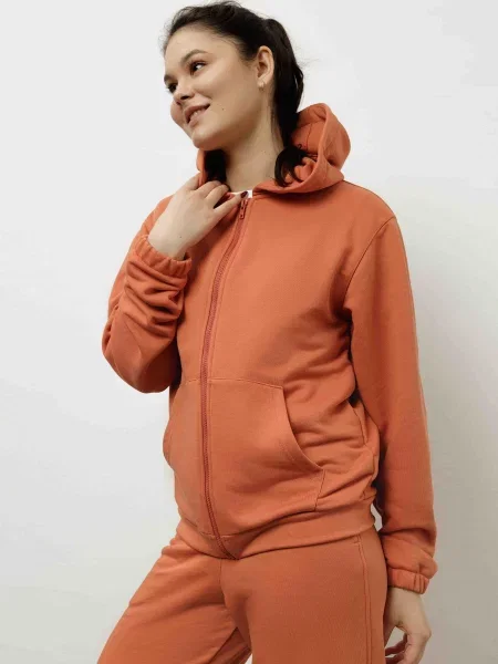 HARVEST Emily Кофта Бавовна/еластан помаранчевий
