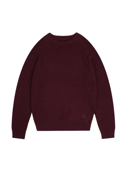 Sweter Baracuta wełniany fioletowy