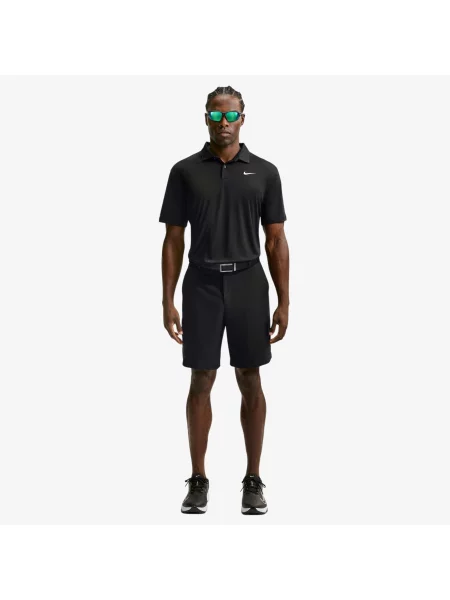 Tricou Nike Approach Dri-FIT Golf Polo Black/ White XS alb