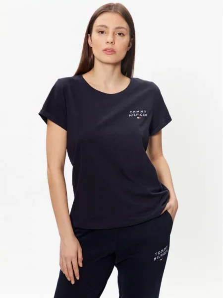 Tommy Hilfiger Marškinėliai Tamsiai mėlyna