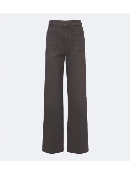 Blugi cu picior larg Victoria Beckham gri