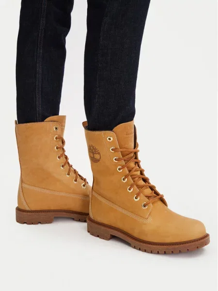 Timberland Зимни обувки 8 Inch Lace Up жълт