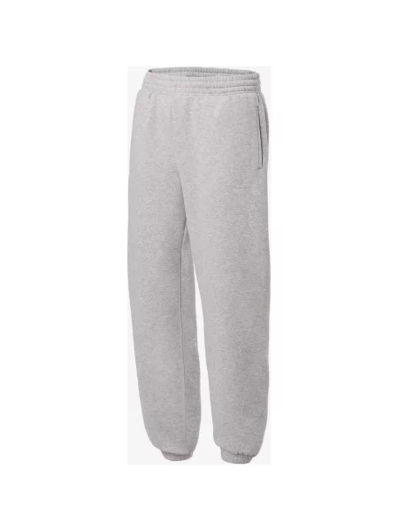 Spodnie długie Leffort Sweat Oversized jasnoszare XXS szare