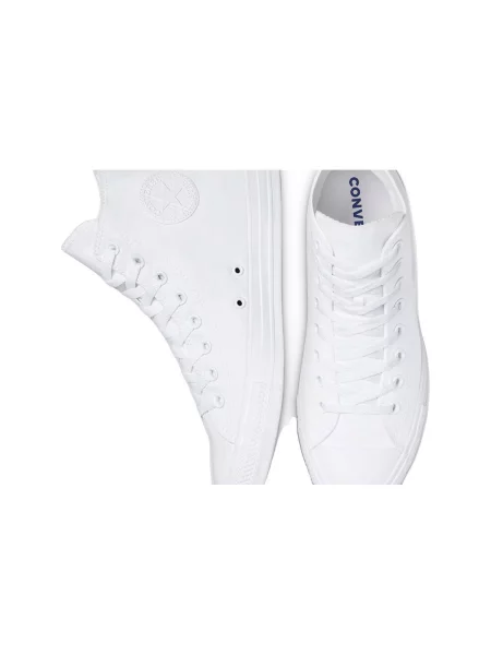 Pantofi Converse de culoare solidă alb