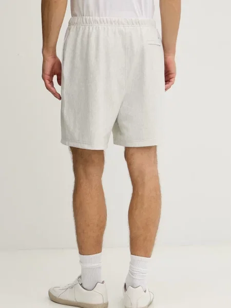 Calvin Klein Jeans szorty dresowe z bawełną szare